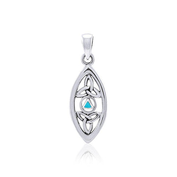 AA Recovery With Trinity Knot Silver Pendant TPD3937 - Jewelry